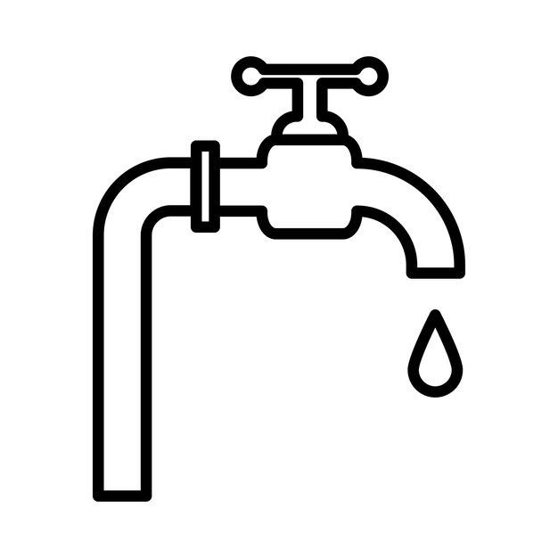 Vector tap water icon