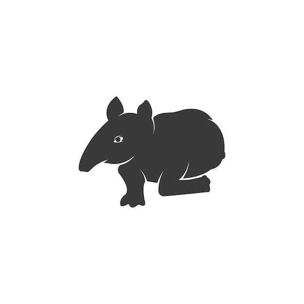 Tapir logo vector sjabloon