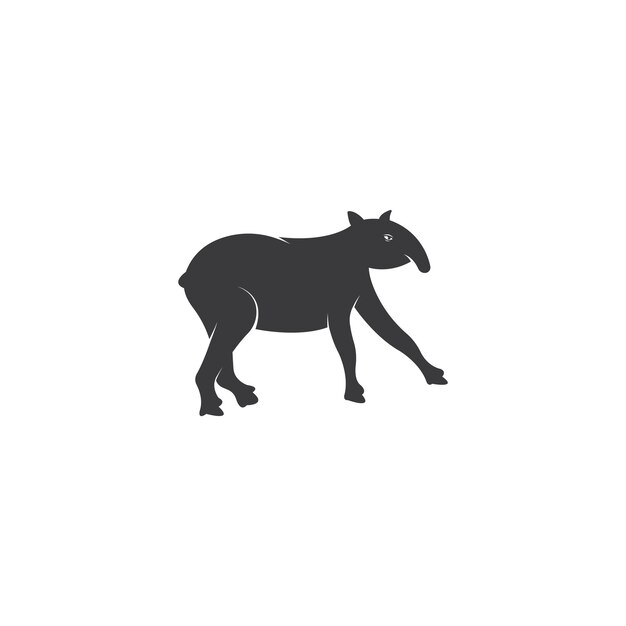 Tapir logo vector template