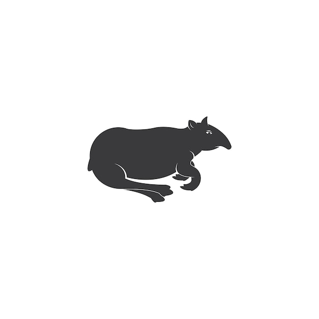 Tapir logo vector template