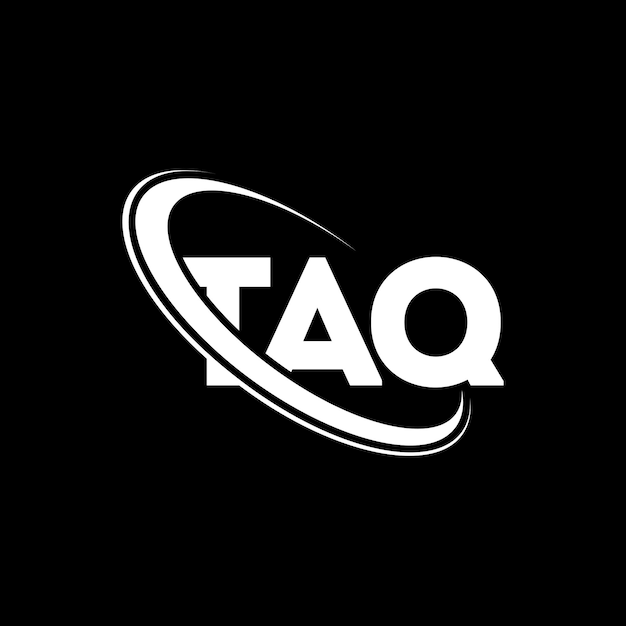 логотип TAQ буква TAQ буква дизайн логотипа инициалы логотипа TAQ, связанный с кругом и заглавными буквами монограмма логотипа TIQ типография для технологического бизнеса и бренда недвижимости