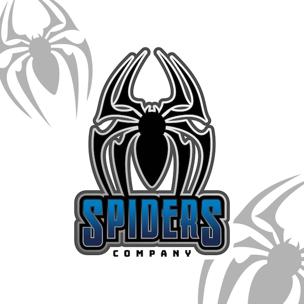 Tarantula spider logo vector design inspiration