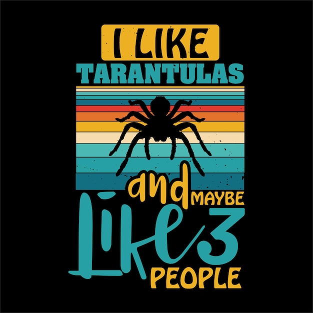 Tarantula t-shirt design