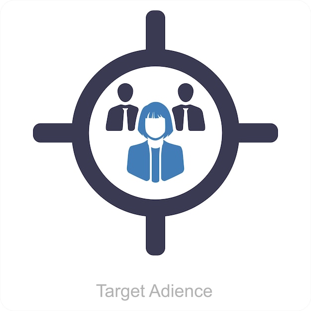 Target Audience and audience icon concept