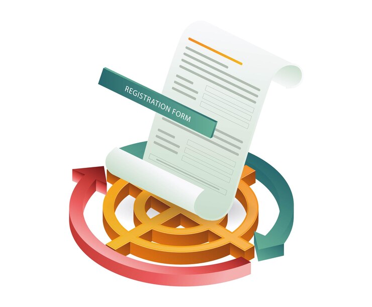 Vector target business registration form