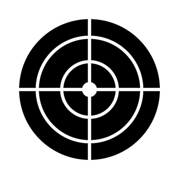 Target icon vector