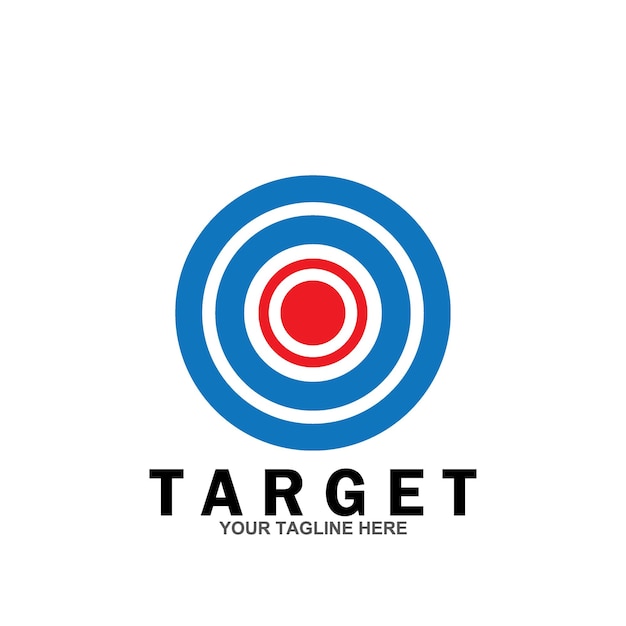 Target vector logo icon illustration template design