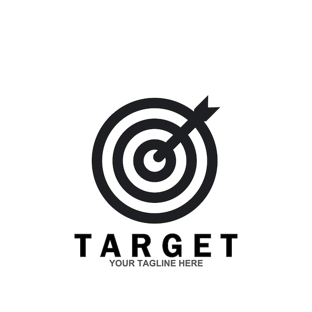 Target vector logo icon illustration template design