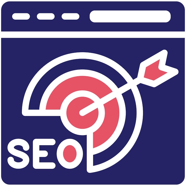 Target vector SEO icoontje illustratie van Web Marketing icoonset