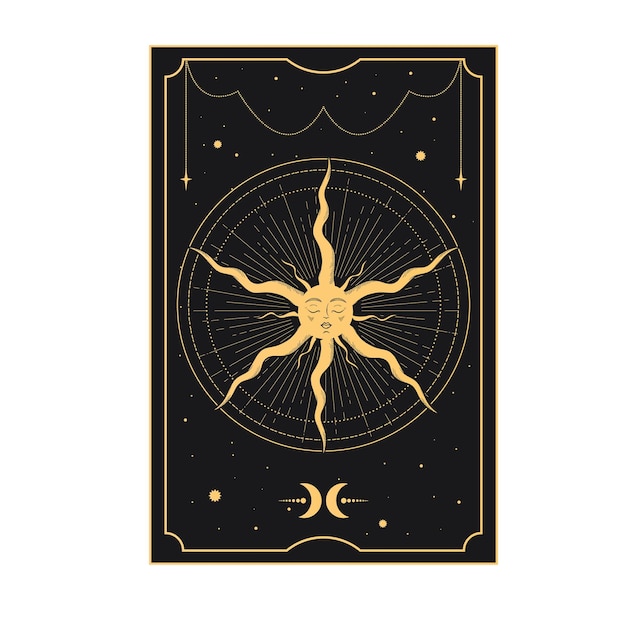 Vector tarot cards design svg vector design