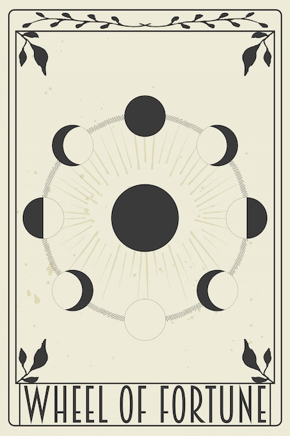 Vector tarot kaart