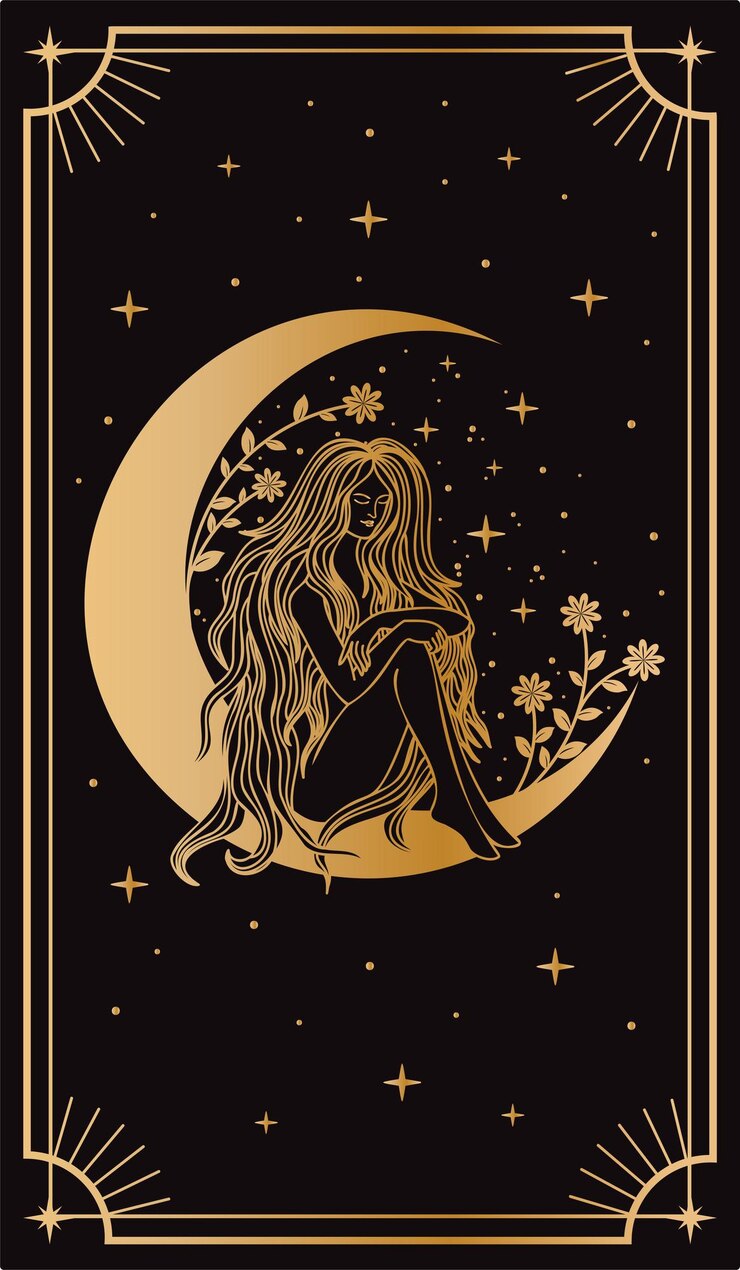 Tarotkaarten Mystieke poster metaforische kaarten Vector graphics