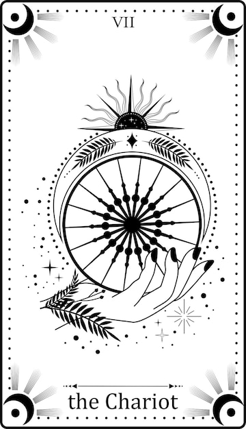 Tarotkaarten mystieke poster waarzeggerij grote arcana dek vectorillustratie