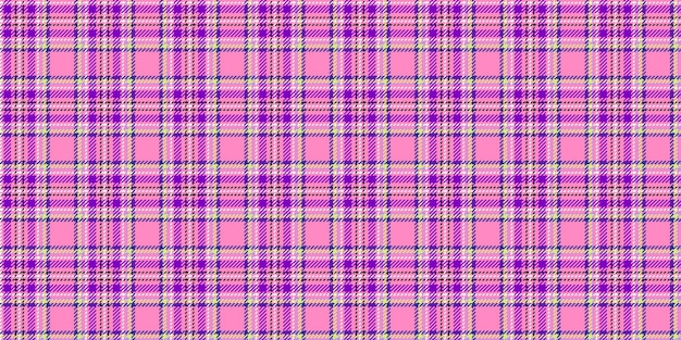 Tartan チェック・プレイド・テクスチャー ピンク・ブルー・ホワイトのシームレス・パターン モダン・プリント・バービー・ケン・スタイル ファッション・ホーム・デコレーション スコットランド・ヴィッチー・テクスチャ ベクトルイラストレーション