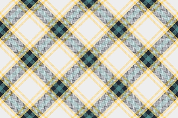 Tartan fabric vector of pattern seamless check with a texture textile background plaid in white and amber colors