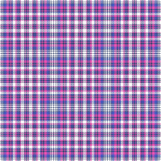 Tartan geruit patroon met textuur en trouwkleur