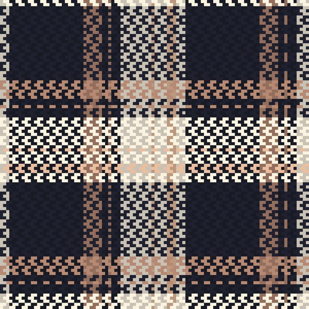 Vector tartan geruit patroon met textuur en trouwkleur