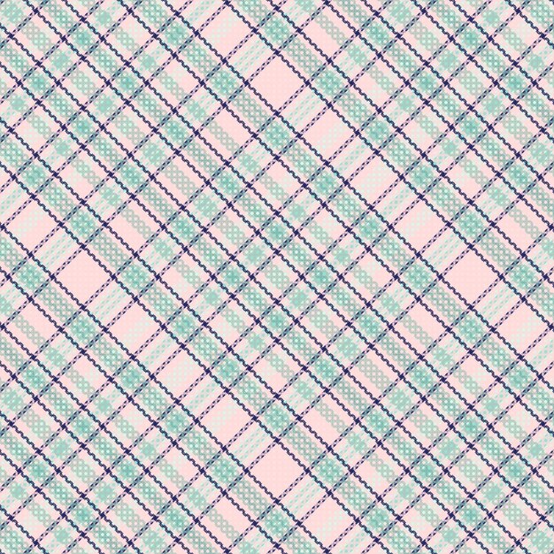 Tartan geruit patroon met textuur en trouwkleur