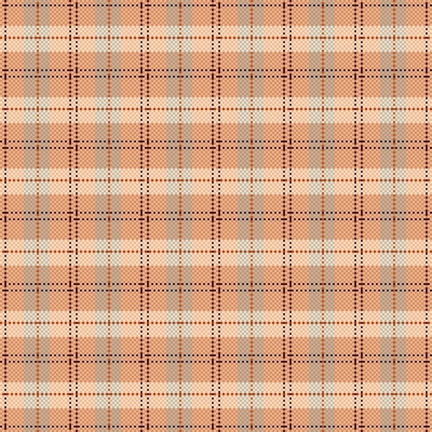 Tartan geruit patroon met textuur en warme kleur