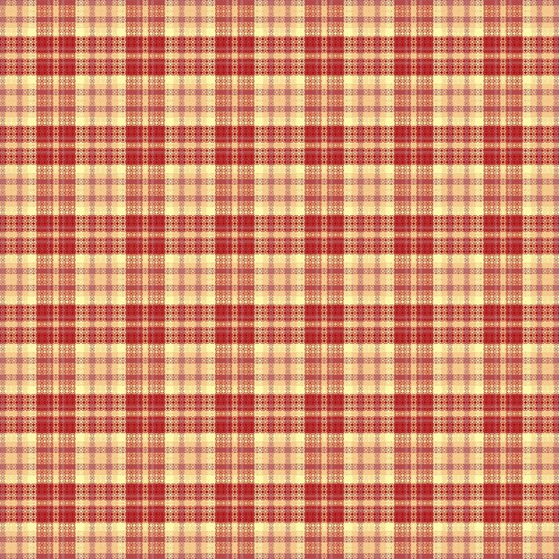 Tartan geruit patroon met textuur en warme kleur