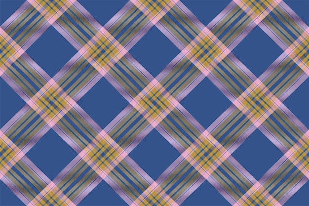 Tartan geruite achtergrond diagonaal controleren naadloze patroon vector stof textuur voor textiel print inpakpapier cadeaubon behang