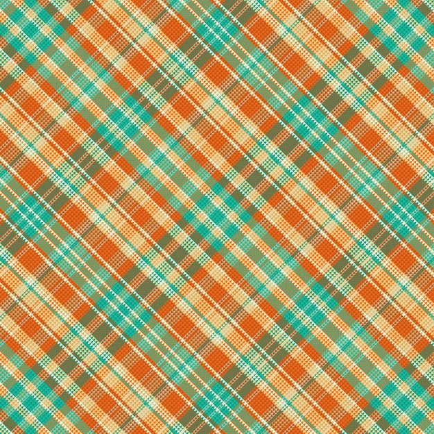 Tartan geruite patroon met textuur vectorillustratie