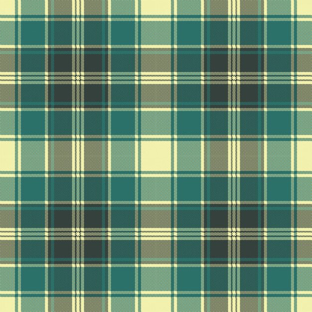 Tartan geruite pixel naadloze patroon