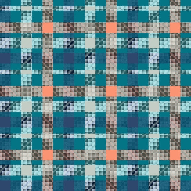 Tartan multicolor naadloze vector patroon. flanel stof textuur. geruite textiel achtergrond