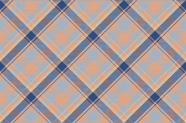 Tartan naadloze patroon. retro stof. vintage geometrische textuur. textiel met diagonale print