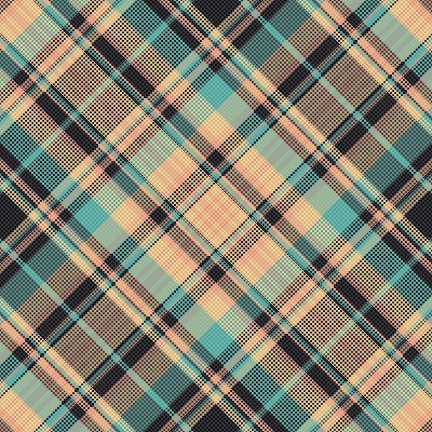 Tartan of geruit vintage kleurenpatroon