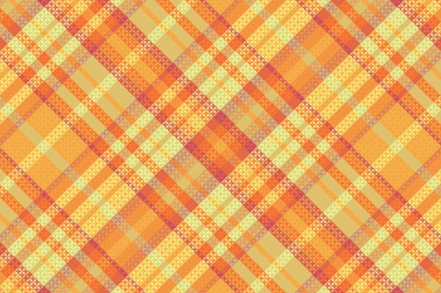 Tartan of geruite halloween kleurenpatroon