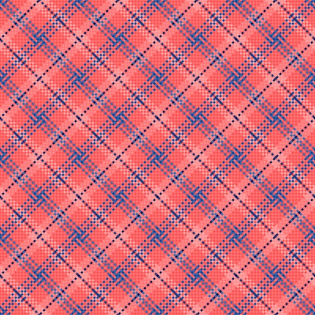 Tartan of geruite halloween kleurenpatroon