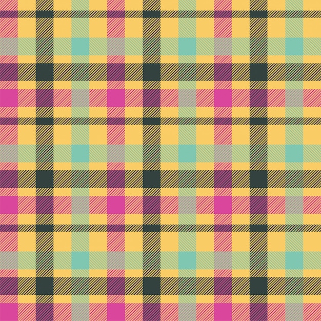 Tartan orange color seamless pattern