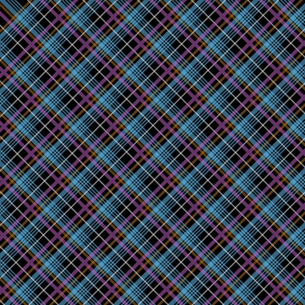 Materiale di fondo in tessuto diagonale motivo tartan