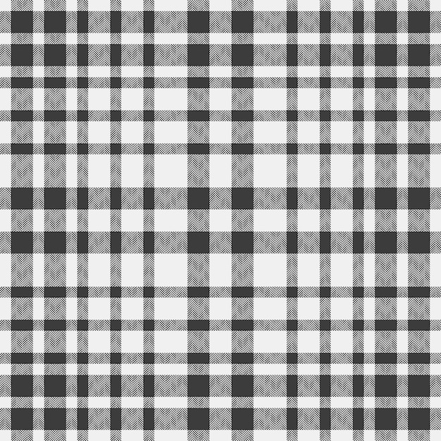 Vector tartan pattern fabric of plaid background textile with a seamless check texture vector