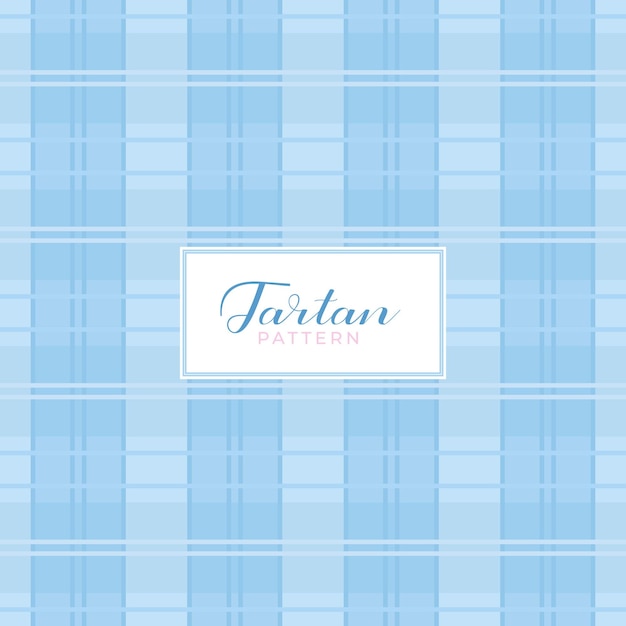 Tartan pattern with light blue colors