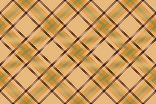 Tartan plaid background diagonal check seamless pattern Vector fabric texture for textile print wrapping paper gift card wallpaper flat design