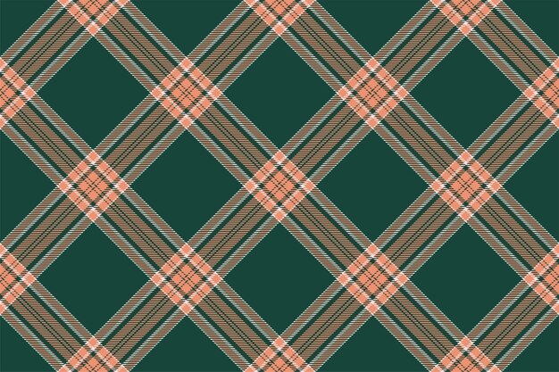 Vector tartan plaid background diagonal check seamless pattern vector fabric texture for textile print wrapping paper gift card wallpaper flat design