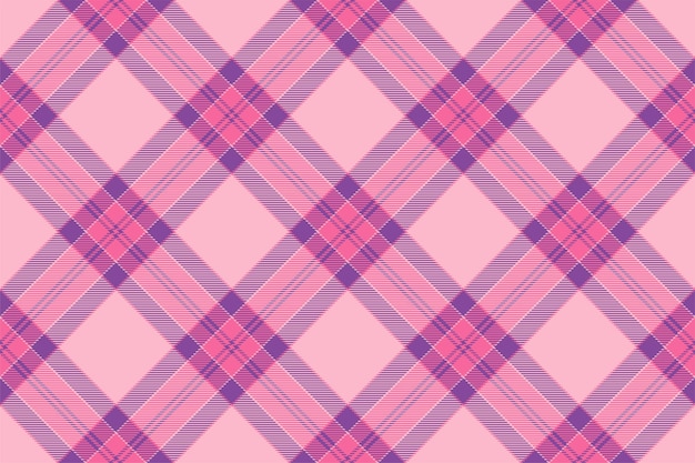 Tartan plaid background diagonal check seamless pattern Vector fabric texture for textile print wrapping paper gift card wallpaper