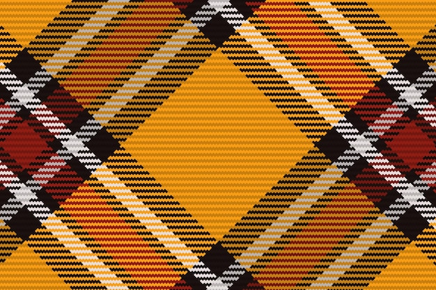 Tartan or plaid halloween color pattern