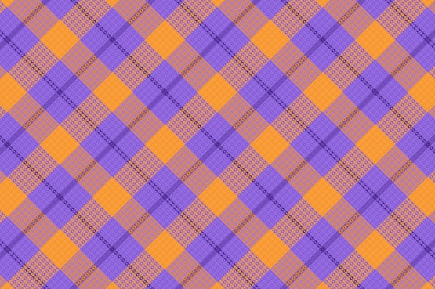 Tartan or plaid halloween color pattern