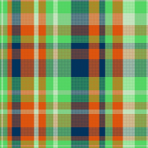 Tartan or plaid halloween color pattern