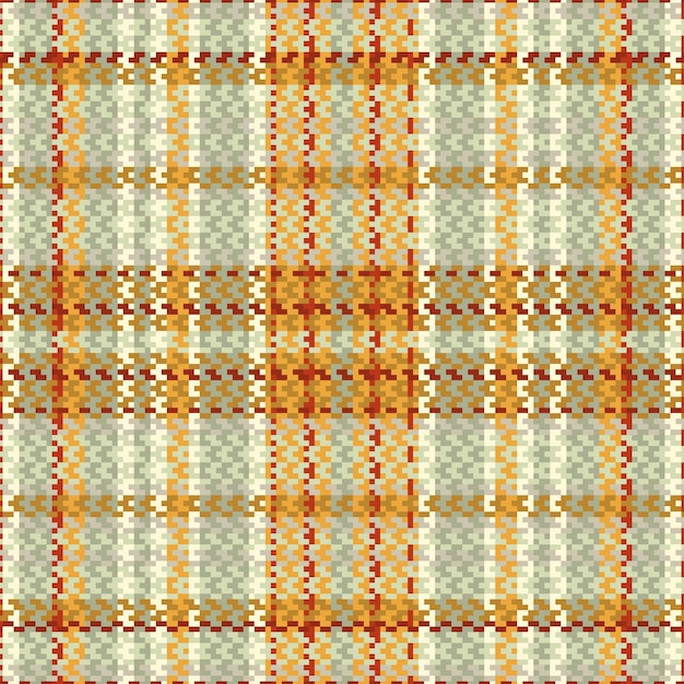 Tartan or plaid halloween color pattern