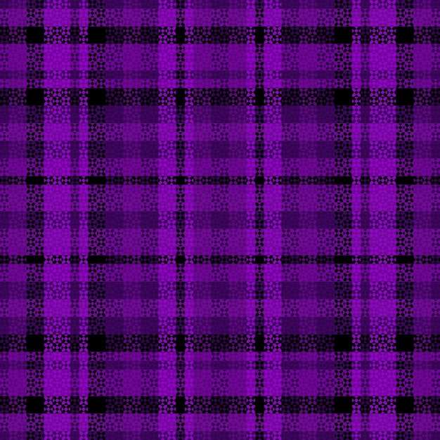 Tartan Plaid Met Nachtkleurenpatroon