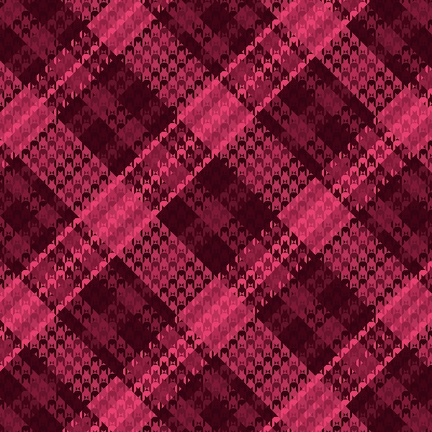 Tartan Plaid Met Nachtkleurenpatroon