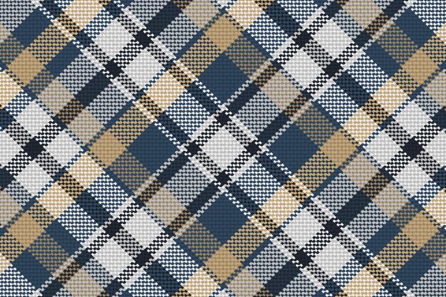 Tartan Plaid Met Nachtkleurenpatroon