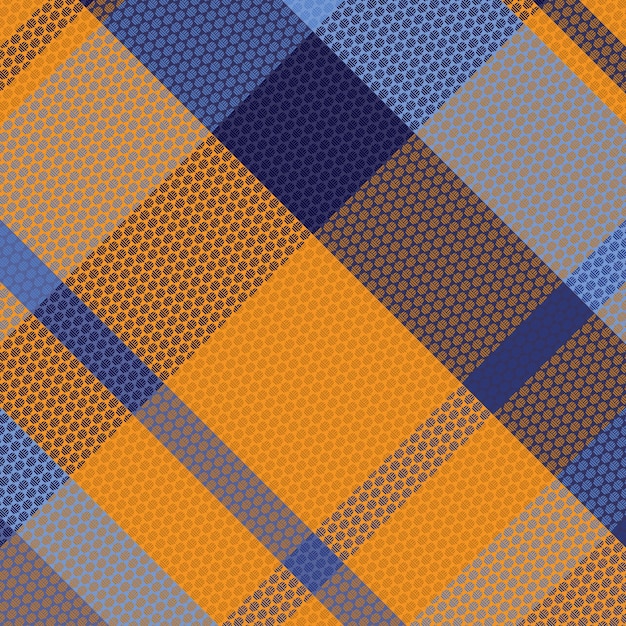 Vector tartan or plaid night color pattern