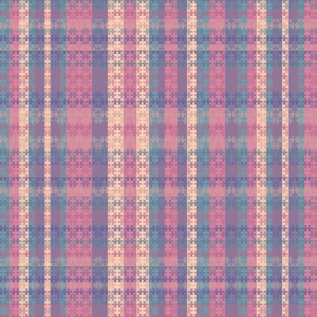 Tartan or plaid pastel color pattern