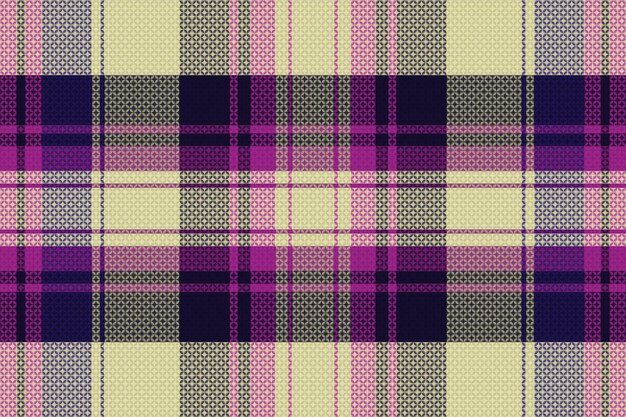 Tartan plaid pattern with dark color