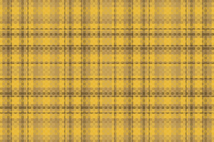 Tartan plaid pattern with texture and coffee color